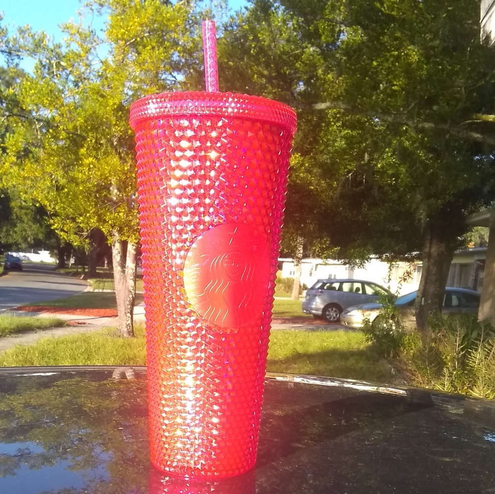 Limited edition pink Venti Starbucks tumbler